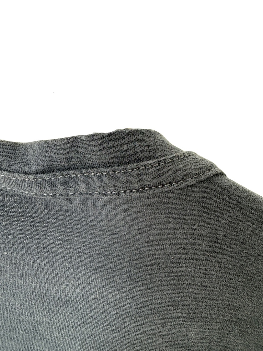All Saints Men’s Tonic Crewneck Slim Ramskull in Navy T-Shirt Classic Cool - Picture 6 of 10